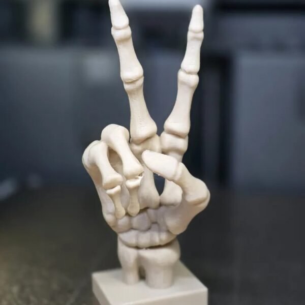 Skeleton hand figurine